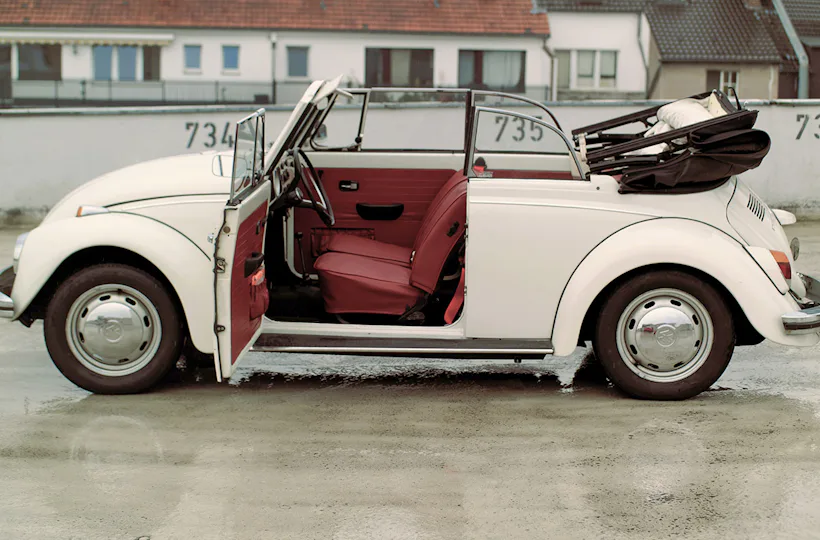 VW Käfer Cabrio fahren Düsseldorf