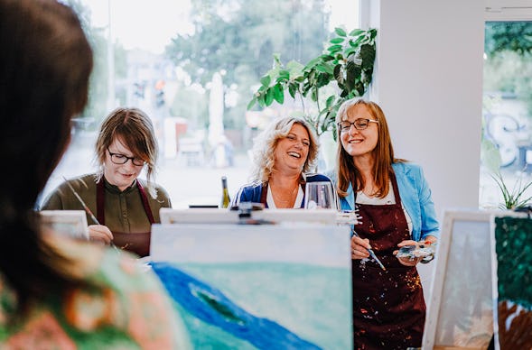 Weinprobe & Malsession Berlin