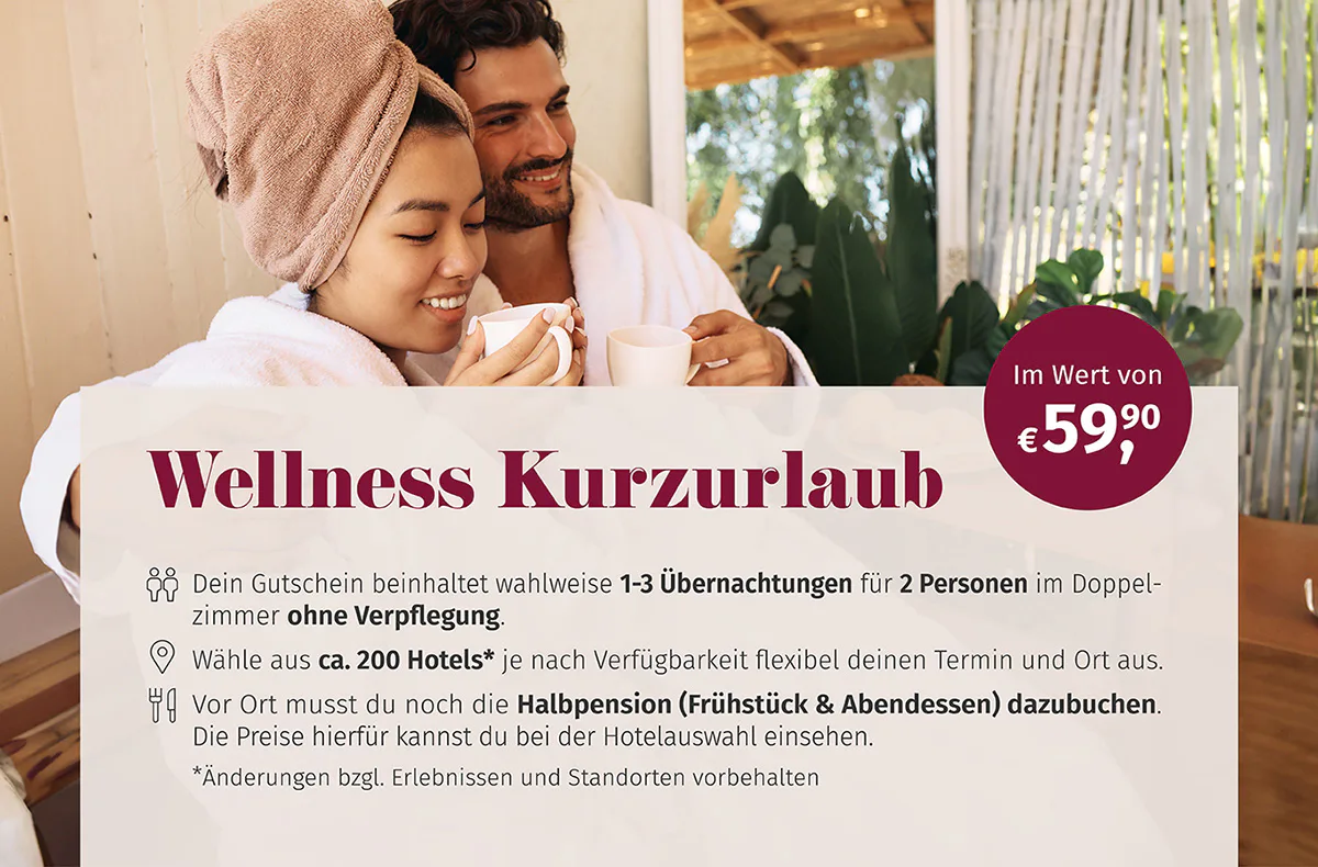 Wellness Kurzurlaub für 2 (3 Nächte) - 5